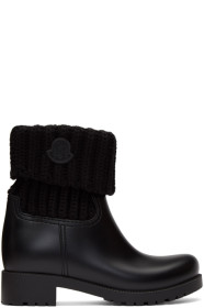 Moncler - Black Knit Ginette Boots