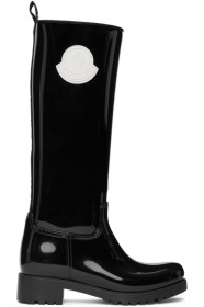 Moncler - Black Rubber Ginger Tall Boots