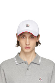 Moncler - White Baretto Baseball Cap