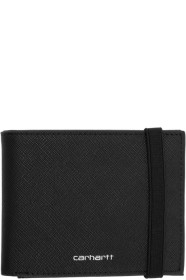 Carhartt Work In Progress - Black Coated Billfold Wallet
