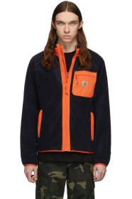 Carhartt Work In Progress - 海军蓝 Prentis Liner 夹克