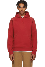 Carhartt Work In Progress - 红色 Chase 连帽衫