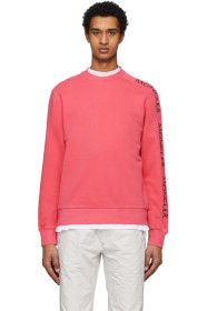 Moncler - Pull à logo rouge