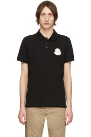Moncler - Black Manica Corta Maglia Polo