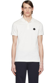 Moncler - White Logo Polo
