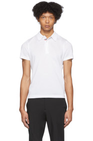 Moncler - White Piqué Polo