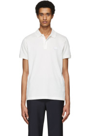 Moncler - Polo à logo blanc