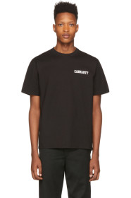 Carhartt Work In Progress - 黑色 College Script T 恤