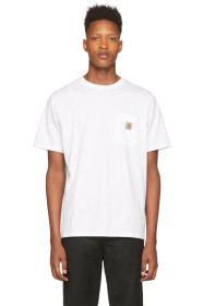 Carhartt Work In Progress - 白色口袋 T 恤