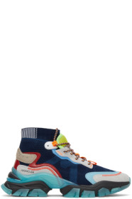 Moncler - Navy Leave No Trace High-Top Sneakers