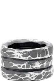 Chin Teo - Bague argentée Armour