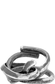 Chin Teo - Bague argentée Poesy