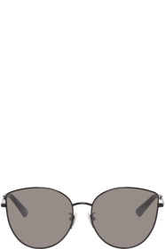 McQ Alexander McQueen - Black Discord Cat-Eye Sunglasses
