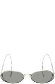 McQ Alexander McQueen - Silver Chain Cable Tip Sunglasses