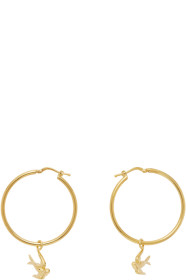 McQ Alexander McQueen - 金色 Swallow 耳环