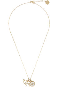 McQ Alexander McQueen - Gold Double Swallow Necklace