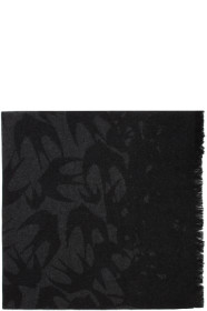 McQ Alexander McQueen - Black & Grey Swallow Degrade Scarf