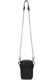McQ Alexander McQueen - Black Leather Crossbody Bag