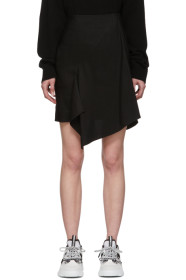 McQ Alexander McQueen - Black Asymetrical Komari Skirt