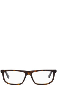 McQ Alexander McQueen - Tortoiseshell Rectangular Glasses