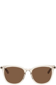 McQ Alexander McQueen - Transparent Discord Sunglasses