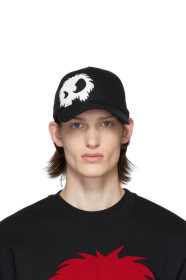 McQ Alexander McQueen - Black & White Monster Cap