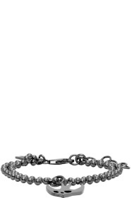 McQ Alexander McQueen - Gunmetal Swallow Bracelet