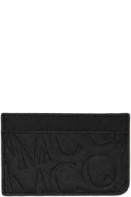 McQ Alexander McQueen - Black Embossed Logo Card Holder