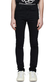 McQ Alexander McQueen - Jean noir Mismatched Strummer