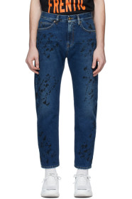 McQ Alexander McQueen - Jean bleu Painted