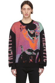 McQ Alexander McQueen - Pull à col ras du cou multicolore Frentic