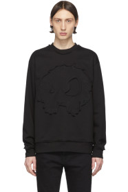 McQ Alexander McQueen - Pull molletonné noir Clean