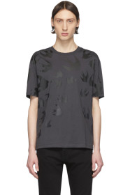 McQ Alexander McQueen - T-shirt gris Swallows