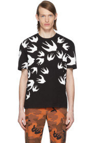 McQ Alexander McQueen - T-shirt noir Swallow