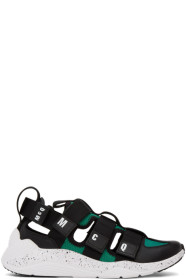 McQ Alexander McQueen - Baskets noires et vertes Tech Sandal 1.0