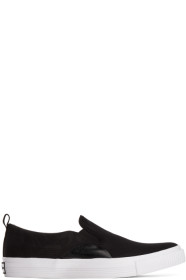 McQ Alexander McQueen - Baskets à enfiler noires Swallow Prim