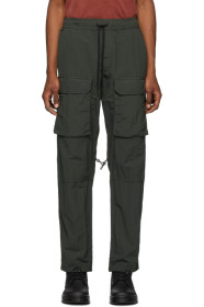 Reese Cooper - Green Nylon Cargo Pants