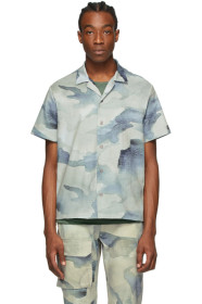 Reese Cooper - Green Watercolor Camouflage Shirt