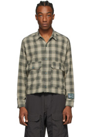 Reese Cooper - Green Flannel Cropped Shirt