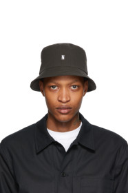 Norse Projects - Chapeau en crépon kaki