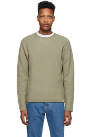 Norse Projects - Pull en maille beige Air Raffo