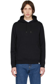 Norse Projects - Pull à capuche noir Vagn Classic