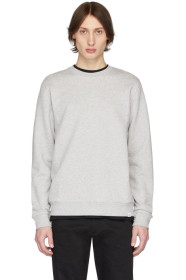 Norse Projects - Pull à col ras du cou gris Vagn Classic