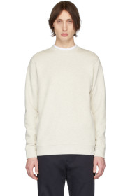 Norse Projects - Pull à col ras du cou blanc cassé Vagn Classic