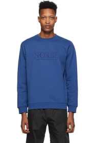 Norse Projects - Pull molletonné Serif Logo Vagn