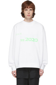 Xander Zhou - White '2020' Sweatshirt