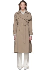 Max Mara - トープ Falster トレンチ コート