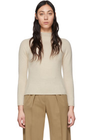 Max Mara - Off-White Cashmere Kapok Sweater