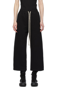 Rick Owens Drkshdw - Black Drawstring Lounge Pants