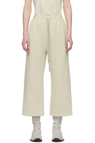 Rick Owens Drkshdw - Beige Drawstring Lounge Pants